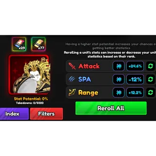 Full Godly Stats Transfer - Anime Vanguard (AV)