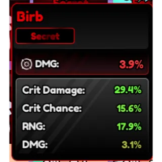 Birb Familiars 66% - Anime Vanguard (AV)