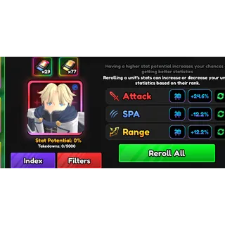 Godly Stats Transfer - Anime Vanguard (AV)