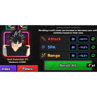 Godly Stats Transfer - Anime Vanguard (AV)