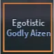 Egotistic Godly Aizen | Hexed Godly Aizen - A Universal Time (AUT)