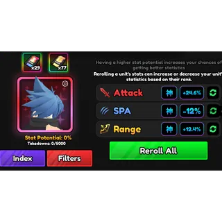 Godly Stats Transfer - Anime Vanguard (AV)