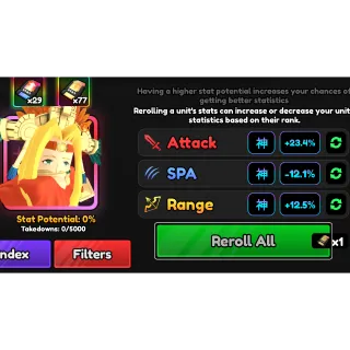 Full Godly Stats Transfer - Anime Vanguard (AV)