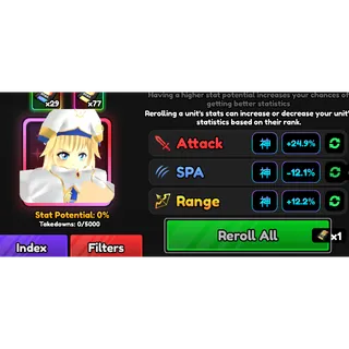 Godly Stats Transfer - Anime Vanguard (AV)