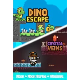 Dino Escape & Crystal Veins (Bundle)  6 game version total one/series/windows