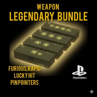 WEAPON LEGENDARY 1 2 3 4 STAR MOD BUNDLE PS4 PS5 FALLOUT 76