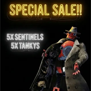 X10 Tankys Sentinels PS4 PS5