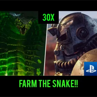 X30 Snake Run Raid PS4 PS5 Gleaming Depths Raid