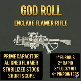 Enclave Plasma Rifle Aligned Flamer Ps4 Ps5 weapon