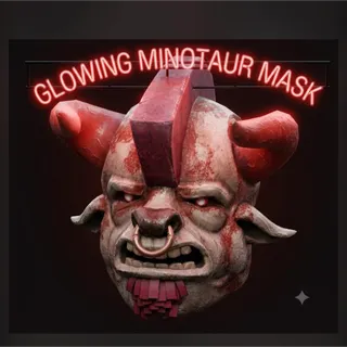 Glowing Minotaur Mask