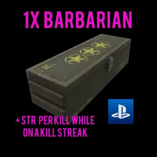 X1 Barbarian PS4 PS5