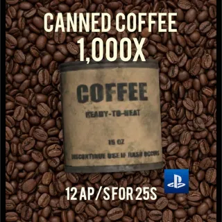 X1000 Canned Coffee