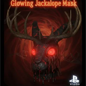 Glowing Jackalope Mask