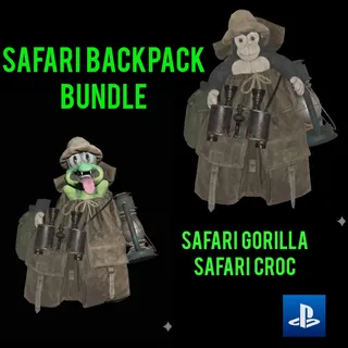 Safari Backpack Plan Bundle PS4 PS5 