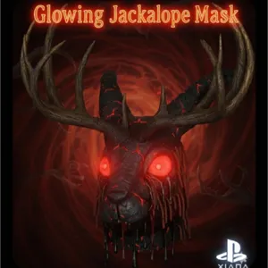 Glowing Jackalope Mask