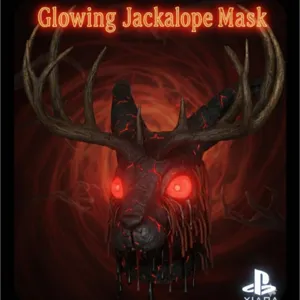 Glowing Jackalope Mask