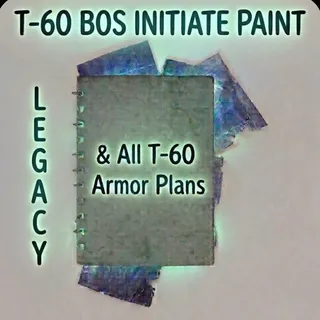 T-60 BOS Initiate Paint Bundle PS4 PS5
