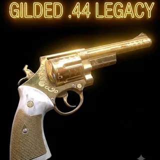 Gilded .44 Pistol