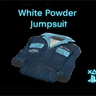 White Powdered Jumpsuit PS4 PS5