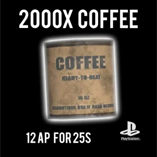 2000X Canned Coffee