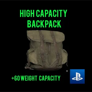 High Capacity Backpack Plan 