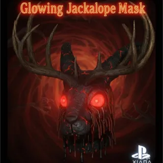 Glowing Jackalope Mask