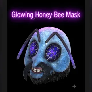 Glowing honey bee mask