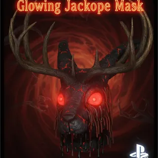 Glowing Jacklope Mask