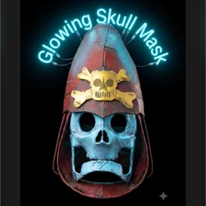 glowing mask