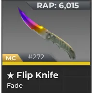 Fade Flip Knife BloxStrike
