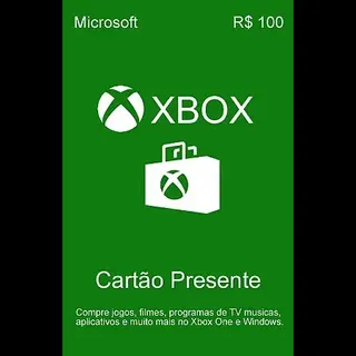 XBOX 100 BRL GIFT CARD (BRAZIL)