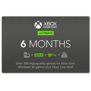 Buy Xbox Game Pass Ultimate - 6 Months EU