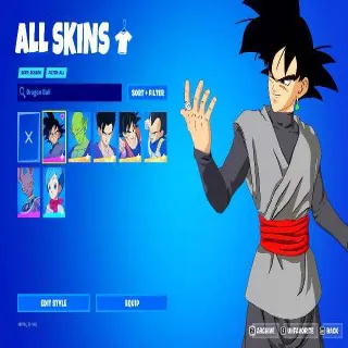 Skin Goku Black