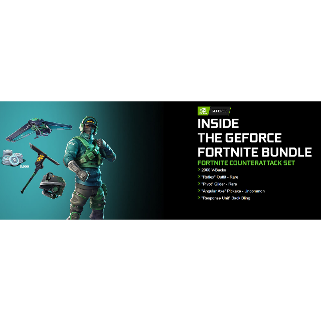 bundle fortnite counterattack - fortnite geforce bundle code redeem