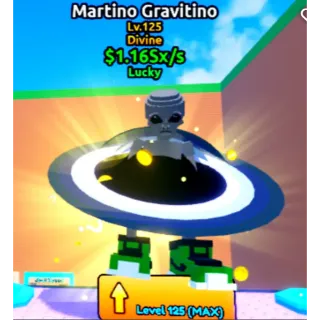 5x LUCKY MARTINO GRAVITINO ( MAX LVL ) - Escape Tsunami For Brainrots!