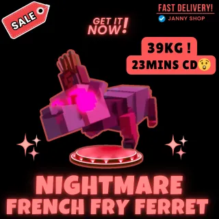 NIGHTMARE FRENCH FRY FERRET 39kg plus ! 