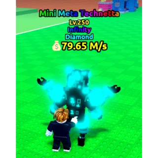 DIAMOND MINI META TECHNETTA 79.65 m/s ( LVL 250 ) - Escape Tsunami For Brainrots!