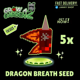 DRAGON BREATH SEED 5X - GROW A GARDEN 2