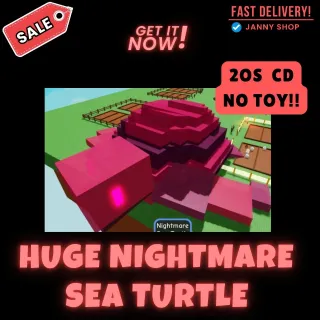 NIGHTMARE SEA TURTLE 20s CD ( NO TOY NEEDED! )