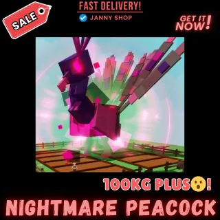 NIGHTMARE PEACOCK 100kg PLUS !