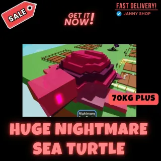 HUGE TITANIC NIGHTMARE SEA TURTLE 70KG PLUS !