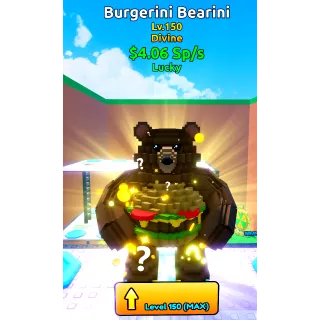 BURGERINI BEARINI LUCKY  $4.06Sp/s