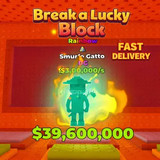 Smurfo Gatto - Break a lucky block