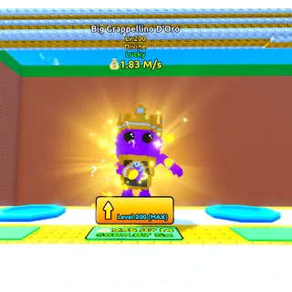 BIG/TITAN/HUGE grappellino D'Oro LUCK LVL 200