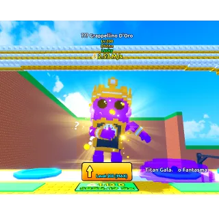 BIG/TITAN/HUGE/COLOSSAL  grappellino D'Oro LUCK LVL 200