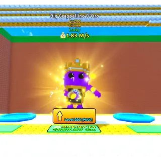 BIG/TITAN/HUGE grappellino D'Oro LUCK LVL 200