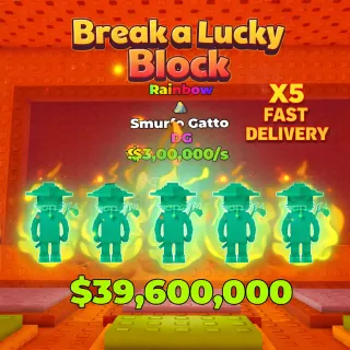 Smurfo Gatto - Break a lucky block