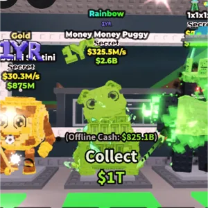 rainbow money puggy