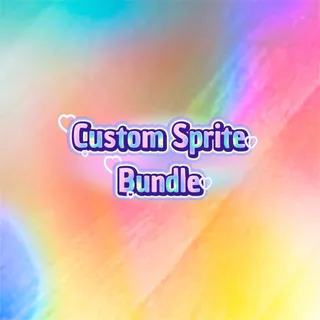 Custom Sprite Bundle! (Comment on this listing!)