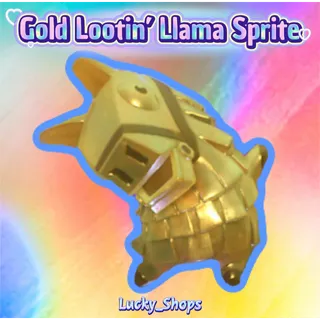 Gold Lootin Llama Sprite